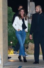 CINDY CRAWFORD at Nobu in Malibu 04/16/2019