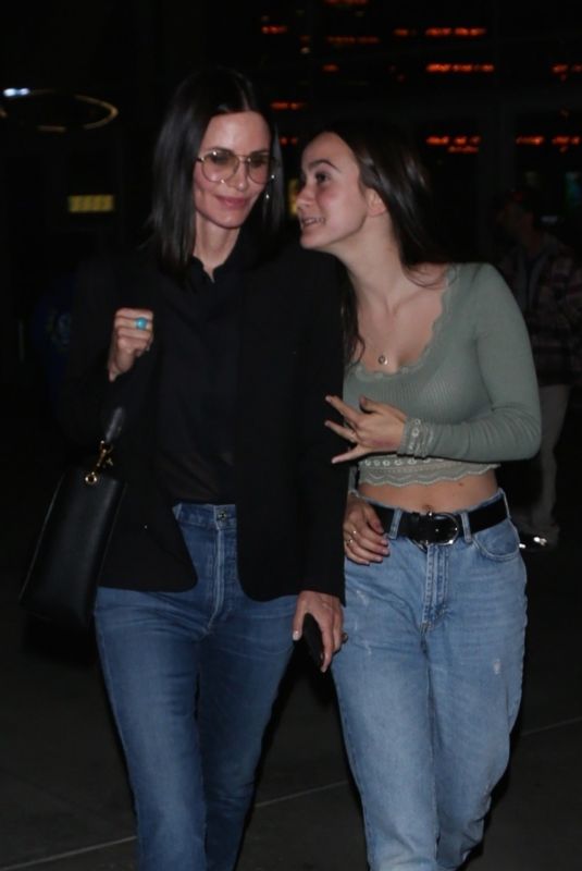 COURTENEY COX and COCOARQUETTE Night Out in Hollywood 04/24/2019