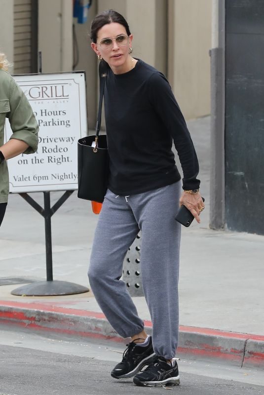 COURTENEY COX Out and About in Beverly Hills 04/04/2019