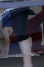 DAKOTA FANNING at a Gym in Los Angeles 04/09/2019