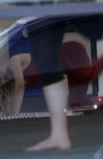DAKOTA FANNING at a Gym in Los Angeles 04/09/2019