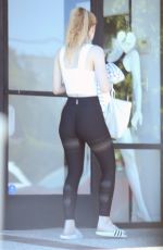 DAKOTA FANNING at a Gym in Los Angeles 04/17/2019