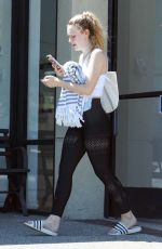DAKOTA FANNING at a Gym in Los Angeles 04/17/2019