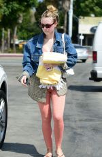 DAKOTA FANNING Leaves a Gym in Los Angeles 04/02/2019