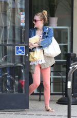 DAKOTA FANNING Leaves a Gym in Los Angeles 04/02/2019