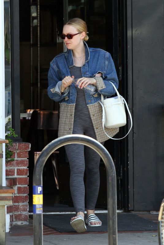 DAKOTA FANNING Out and About in Los Angeles 04/23/2019