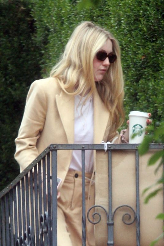 DAKOTA FANNING Out and About in Los Angeles 04/27/2019