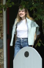 DAKOTA FANNING Out in Toluca Lake 04/03/2019