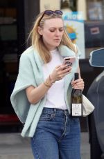 DAKOTA FANNING Out in Toluca Lake 04/03/2019
