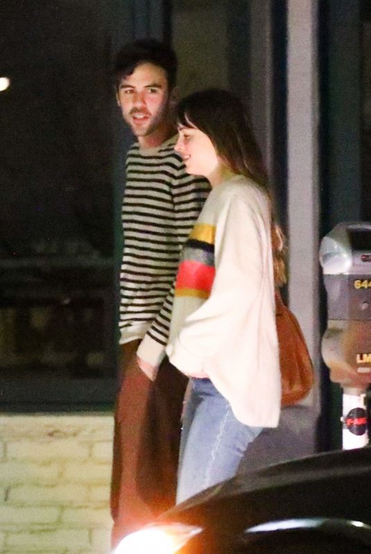 DAKOTA JOHNSON and Blake Lee Out for Dinner in Los Angeles 04/29/2019
