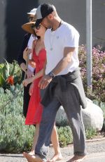 DAKOTA JOHNSON and Chris Martin & Out with Their Dog in Malibu 03/31/2019