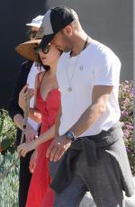 DAKOTA JOHNSON and Chris Martin & Out with Their Dog in Malibu 03/31/2019
