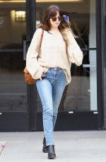DAKOTA JOHNSON in Denim Out in Studio City 04/29/2019