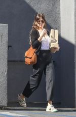 DAKOTA JOHNSON Leaves Book Soup in West Hollywood 04/24/2019