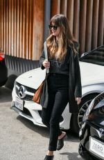 DAKOTA JOHNSON Leaves Meche Salon in Los Angeles 04/04/2019