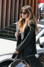 DAKOTA JOHNSON Leaves Meche Salon in Los Angeles 04/04/2019