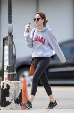 DAKOTA JOHNSON Out and About in Los Angeles 04/07/2019