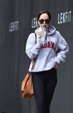DAKOTA JOHNSON Out and About in Los Angeles 04/07/2019
