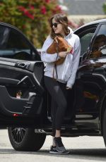 DAKOTA JOHNSON Out and About in Los Angeles 04/07/2019