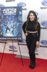 DANIELA BOBADILLA at Justice League vs. the Fatal Five Press Line at ComicCon in Anaheim 03/29/2019