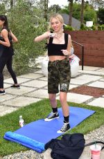 DELILAH HAMLIN at #aerobeachhouse by Aeropostale in Malibu 04/27/2019