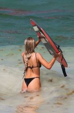 DELILAH HAMLIN in Bikini on the Beach in Tulum 04/29/2019
