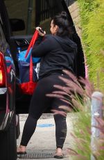 DEMI LOVATO Heading to a Gym in Los Angeles 04/29/2019