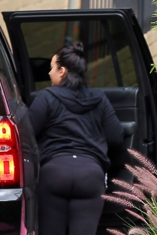 DEMI LOVATO Heading to a Gym in Los Angeles 04/29/2019
