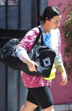 DEMI LOVATO Leaves a Gym in Los Angeles 04/17/2019