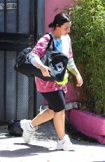 DEMI LOVATO Leaves a Gym in Los Angeles 04/17/2019