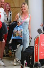 DENISE RICHARDS at Sydney Airport 04/09/2019