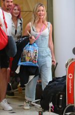 DENISE RICHARDS at Sydney Airport 04/09/2019