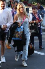 DENISE RICHARDS at Sydney Airport 04/09/2019