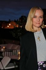 DIANE KRUGE Out for Dinner at Loulou Restaurant in Paris 04/26/2019