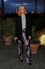 DIANE KRUGE Out for Dinner at Loulou Restaurant in Paris 04/26/2019