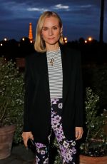 DIANE KRUGE Out for Dinner at Loulou Restaurant in Paris 04/26/2019