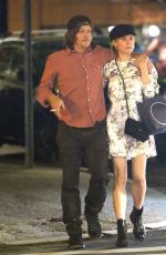 DIANE KRUGER and Norman Reedus Out for Dinner in New York 04/25/2019