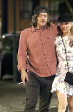 DIANE KRUGER and Norman Reedus Out for Dinner in New York 04/25/2019