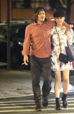DIANE KRUGER and Norman Reedus Out for Dinner in New York 04/25/2019