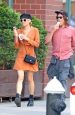 DIANE KRUGER and Norman Reedus Out for Ice Cream in New York 04/24/2019