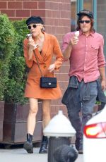 DIANE KRUGER and Norman Reedus Out for Ice Cream in New York 04/24/2019