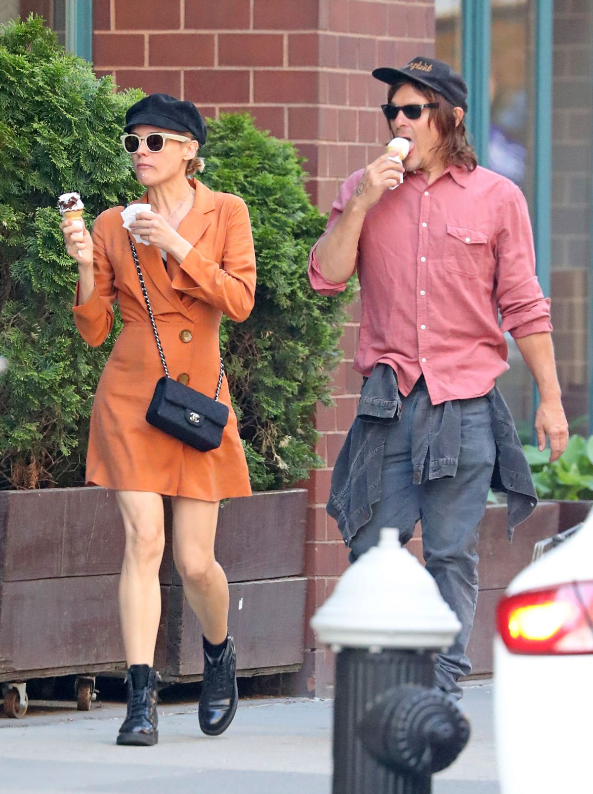 DIANE KRUGER and Norman Reedus Out for Ice Cream in New York 04/24/2019 ...