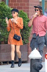 DIANE KRUGER and Norman Reedus Out for Ice Cream in New York 04/24/2019