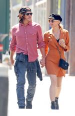 DIANE KRUGER and Norman Reedus Out for Ice Cream in New York 04/24/2019