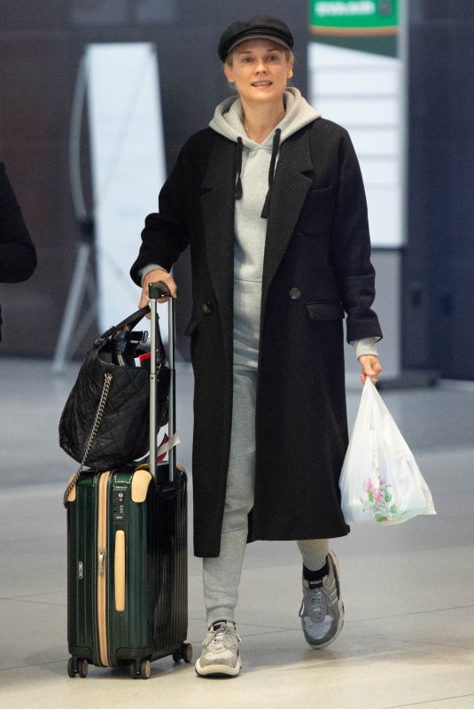 DIANE KRUGER at JFK Airport in New York 04/29/2019
