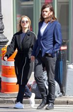 DIANNA AGRON and Winston Marshall Out in New York 04/03/2019