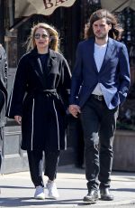 DIANNA AGRON and Winston Marshall Out in New York 04/03/2019