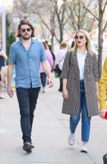 DIANNA AGRON and Winston Marshall Out in New York 04/08/2019
