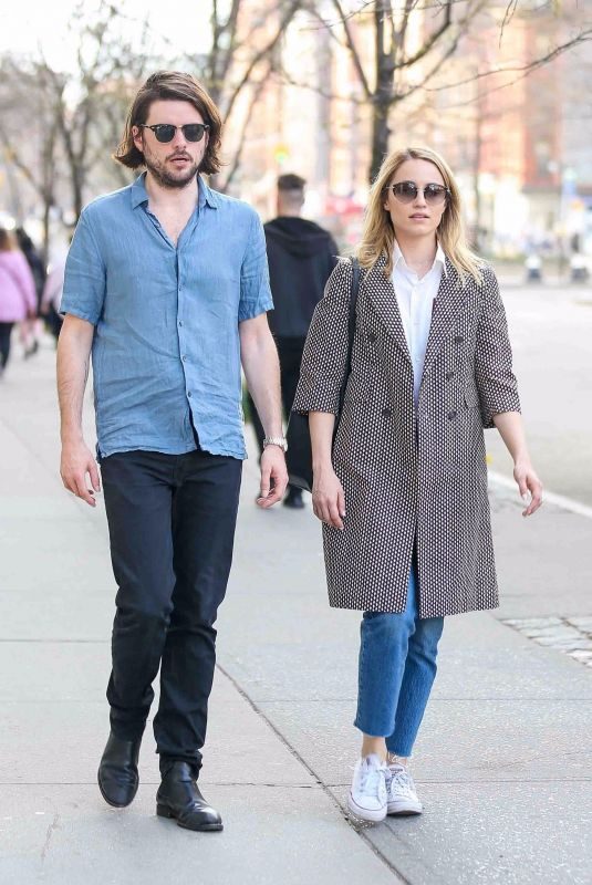 DIANNA AGRON and Winston Marshall Out in New York 04/08/2019