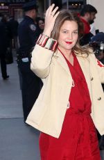 DREW BARRYMORE Arrives at Good Morning America in New York 04/01/2019